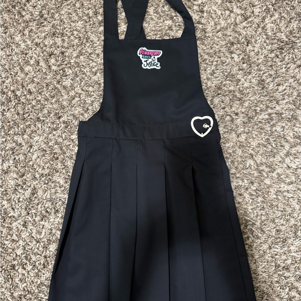 Justice/PowerPuff Girls Black Dress with Heart Accent